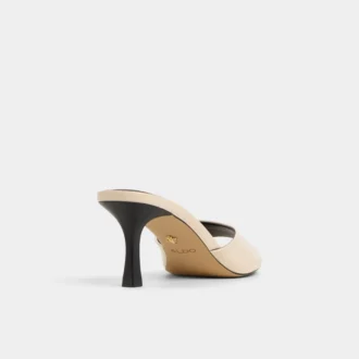Annaberaen Mule med klack, Kitten heel