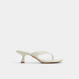 Flip-flops med klack, låg klack