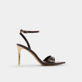 Leandra Sandal med remmar och klack, Stilettklack