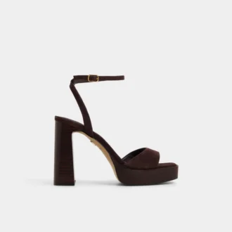 Lothon Sandal med remmar och klack, plattform