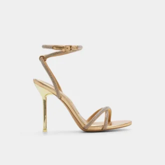 Manaelden Sandal med remmar och klack, Stilettklack