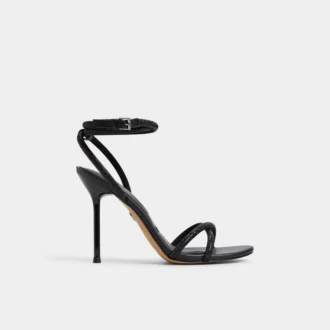 Manaelden Sandal med remmar och klack, Stilettklack
