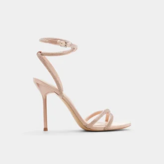Manaelden Sandal med remmar och klack, Stilettklack