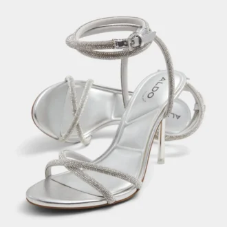 Manaelden Sandal med remmar och klack, Stilettklack