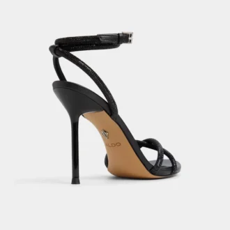 Manaelden Sandal med remmar och klack, Stilettklack