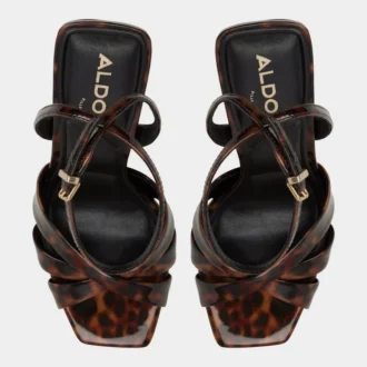 Meteora sandal med remmar och klack, stilettklack