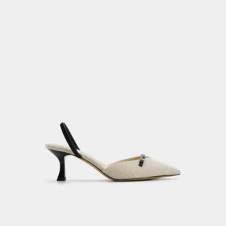 Nailah Slingback med låg klack, Låg klack